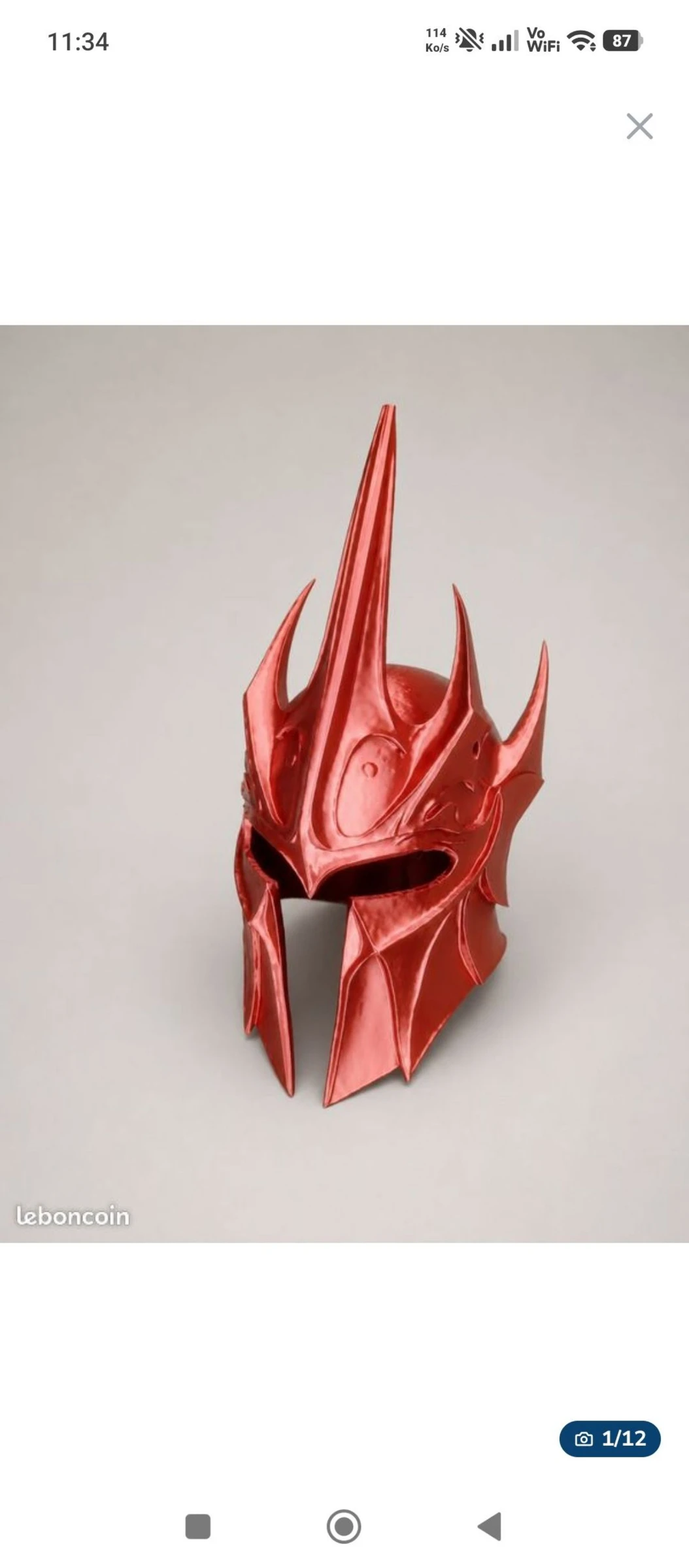 Fantasy cosplay helmet 32 cm★ – photo 2